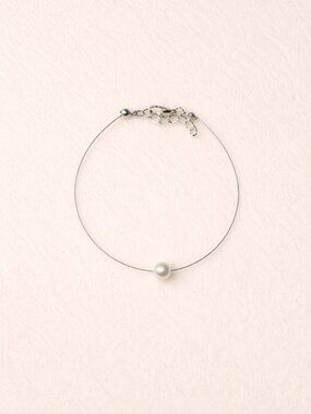 Minimalist 6.5" Single Pearl Bracelet – Dainty & Elegant